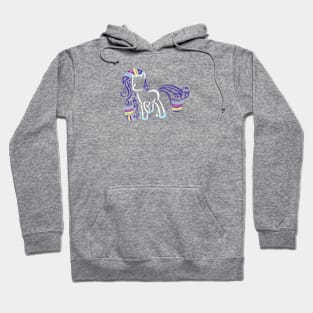 Tribal Pony - Rainbow Power Rarity Hoodie